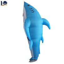 Pripučiamas kostiumas  Dun Dun Shark  - mielas ir žavus šventėms ir pasirodymams Adult 150-190CM