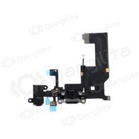 Apple iPhone 5 įkrovimo lizdo ir mikrofono jungtis (juoda)