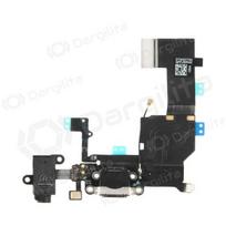 Apple iPhone 5C įkrovimo lizdo ir mikrofono jungtis (juoda)
