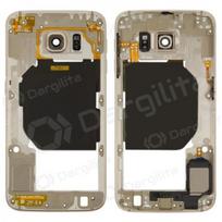 Samsung G920F Galaxy S6 vidinis korpusas (auksinis) (naudotas Grade B, originalus)