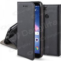 Huawei P30 Lite dėklas "Smart Magnet" (juodas)
