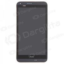 HTC Desire 816 ekranas (juodas) (su rėmeliu) (service pack) (originalus)