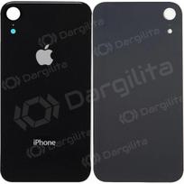 Apple iPhone XR galinis baterijos dangtelis (juodas) (bigger hole for camera)