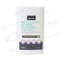 Wet wipes PLATINET for LCD / TFT screens PLATINET 11x9,4cm (100vnt)