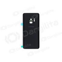 Samsung G960F Galaxy S9 galinis baterijos dangtelis juodas (Midnight Black) (naudotas grade C, originalus)