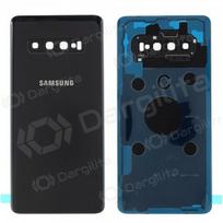 Samsung G975 Galaxy S10 Plus galinis baterijos dangtelis juodas (Prism Black) (naudotas grade B, originalus)