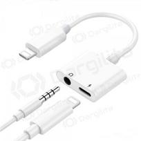 Adapteris bluetooth ADP13 iš Lightning į Lightning + 3,5mm (baltas)