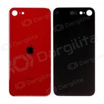 Apple iPhone SE 2020 / SE 2022 galinis baterijos dangtelis (raudonas) (bigger hole for camera)