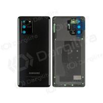 Samsung G770 Galaxy S10 Lite galinis baterijos dangtelis (juodas) (naudotas grade C, originalus)