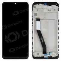 Xiaomi Redmi 9 ekranas (juodas) (su rėmeliu) (originalus)