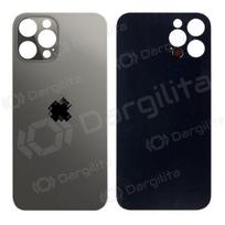 Apple iPhone 12 Pro Max galinis baterijos dangtelis (juodas) (bigger hole for camera)