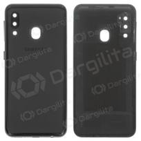 Samsung A202 Galaxy A20e 2019 galinis baterijos dangtelis (juodas) (service pack) (originalus)