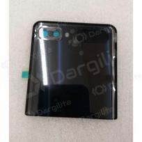 Samsung F700 Galaxy Z Flip galinis baterijos dangtelis (juodas) (naudotas grade B, originalus)