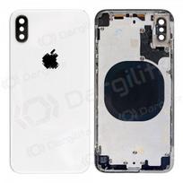 Apple iPhone X galinis baterijos dangtelis (sidabrinis) (naudotas grade C, originalus)