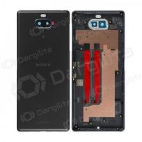 Sony Xperia 10 galinis baterijos dangtelis (juodas) (naudotas grade C, originalus)