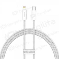 Kabelis Baseus Dynamic Type-C - Lightning 20W 1.0m (baltas) CALD000002