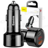 Įkroviklis automobilinis Baseus Series x 2 USB Quick Charge 45W CCMLC20C-01 (juodas)