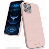 Apple iPhone 15 dėklas Mercury "Silicone Case" (rožinio smėlio)