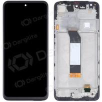 Xiaomi Redmi Note 10 5G / Redmi Note 10T 5G / Poco M3 Pro 5G ekranas (juodas) (su rėmeliu) (Premium)