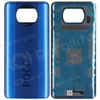 Xiaomi Poco X3 Pro / X3 / X3 NFC galinis baterijos dangtelis (mėlynas) (originalus) (service pack)