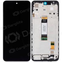 Xiaomi Redmi 12 4G / 12 5G / Poco M6 Pro 5 ekranas (juodas) (su rėmeliu) (Premium)