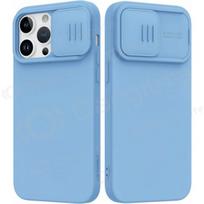 Apple iPhone 15 Pro Max dėklas „Nillkin Silicone“ (šviesiai mėlynas)