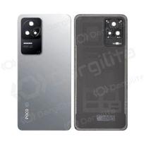 Xiaomi Poco F4 galinis baterijos dangtelis (sidabrinis) (originalus) (service pack)