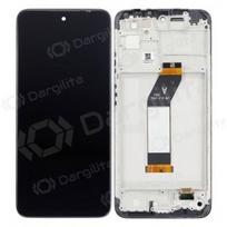 Xiaomi Redmi 10 2021 ekranas (juodas) (su rėmeliu) (Premium)