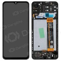 Samsung Galaxy M13 4G ekranas (juodas) (su rėmeliu) (Premium)