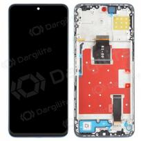 Huawei Honor X8a, Honor 90 Lite ekranas (juodas) (su rėmeliu) (Premium)