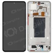 Xiaomi 12T / 12T Pro ekranas (sidabrinis) (su rėmeliu) (Premium)