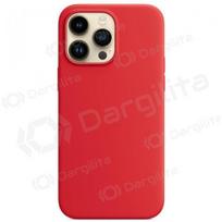Apple iPhone 15 dėklas "Mag Silicone Case" (raudonas)