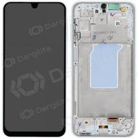 Samsung Galaxy A26 5G ekranas (baltas) (su rėmeliu) (originalus)