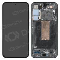 Samsung Galaxy S23+ ekranas (žalia) (su rėmeliu) (originalus)