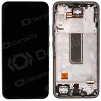 Samsung Galaxy A34 ekranas (Graphite) (su rėmeliu) (OLED)