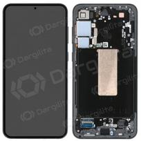 Samsung Galaxy S23+ ekranas (grafitas) (su rėmeliu) (originalus)