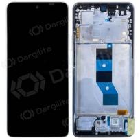Xiaomi Poco M7 Pro 5G ekranas (sidabrinis) (su rėmeliu) (originalus)