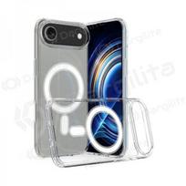 Apple iPhone 17 Air dėklas "Clear MagSafe Case" (skaidrus)
