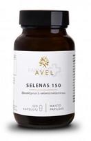 Maisto papildas AVEL SELENAS 150 bioaktyvus L-selenometioninas kapsulės N120