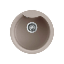 Granitinė plautuvė EGO ROUND Ø485mm, pilkšvai rusva G43