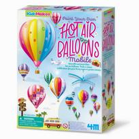 4M _7197348 4M KidzMaker „pasidaryk pats“ rinkinys – dažoma oro balionų karuselė