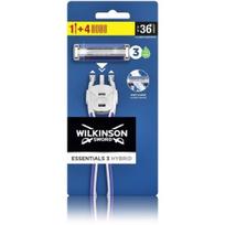 Wilkinson Sword Essentials 3 Hybrid trijų ašmenų skustuvas - 1 vnt.