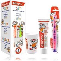 Elmex Dental Care rinkinys vaikams (50ml. dantų pasta + 1vnt. dantų šepetėlis + 1vnt. puodelis) - 1 vnt.