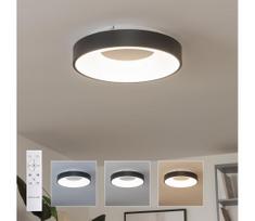 Brilagi - LED su dimeriu lubinis šviestuvas FALCON II LED/67W/230V, skersmuo 40 cm, juodas + su nuotoliniu pultu
