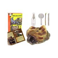 LEAN Toys Triceratopso dinozauro kasinėjimo edukacinis rinkinys