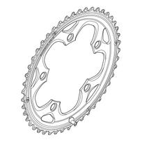 Shimano Cyclocross FC-CX50 dantratis | 110 BCD | 2x10 pavarų, 46T