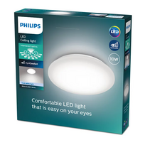 Lubinis LED šviestuvas PHILIPS Moire, 10 W, 4000 K, 1100 lm, 250 mm skersmens