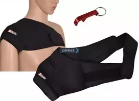 Magnetinis įtvaras LAUBR (reguliuojamas ties pažastimi ir bicepsu) - Dydis: M