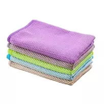 Mikropluošto fiber daugiafunkcinės valymo šluoštės - Spalva: Violetinė