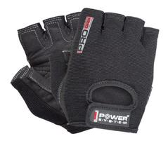 POWER SYSTEM Fitness pirštinės PRO GRIP - Spalva: Juoda - Dydis: L